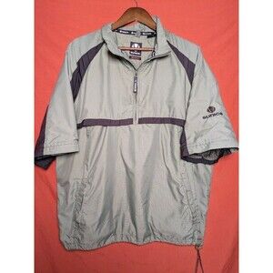 Sunice Gray Convertible Short Sleeve Windbreaker Jacket Size XL Golf Outdoors